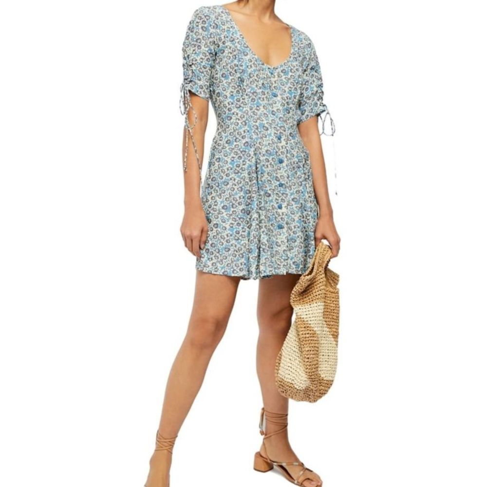 Free People Laced Up Mini Dress